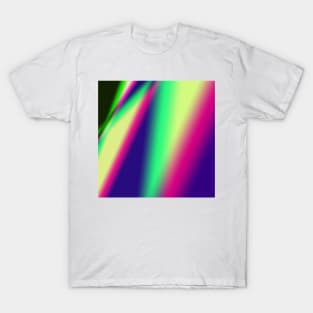 red blue green abstract texture background T-Shirt